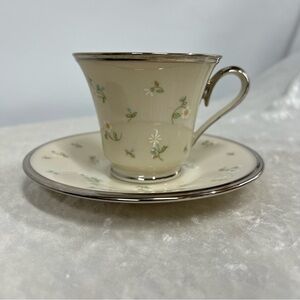 Lenox May Flowers tea cup & saucer set